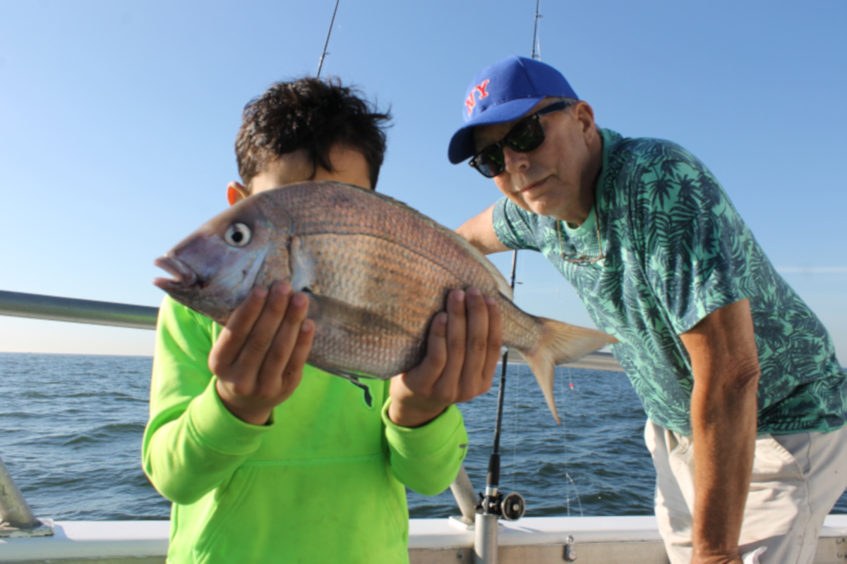 Elias - showing off his fish!