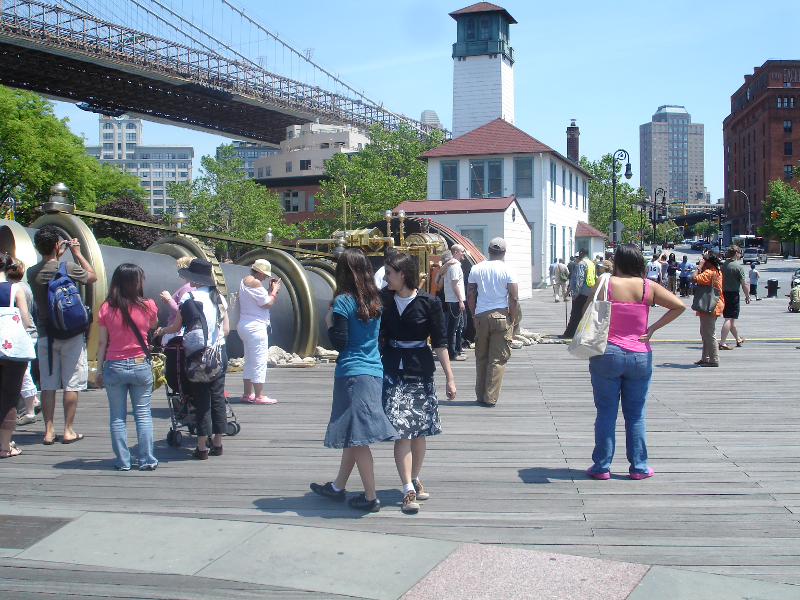 Tunnel Cross Atlantic Optical Exihibit at Fulton Ferry